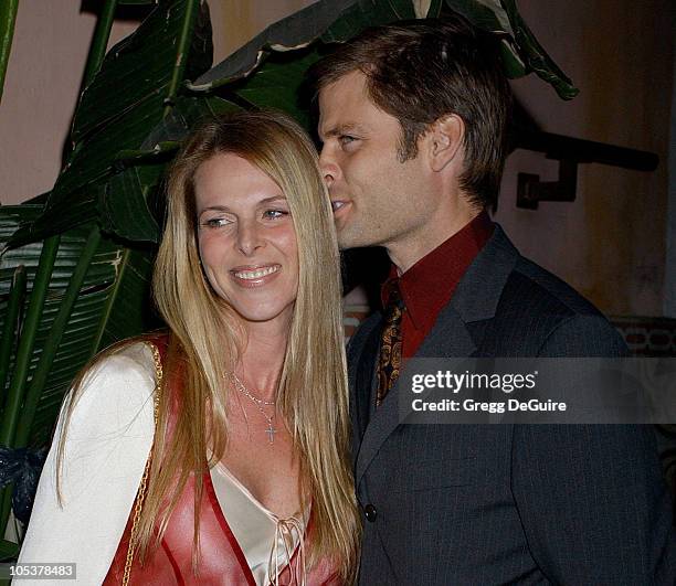 Catherine Oxenberg and Casper Van Dien during Jane Booke Design Studio Collection Fashion Show at Spider Club in Hollywood, California, United States.