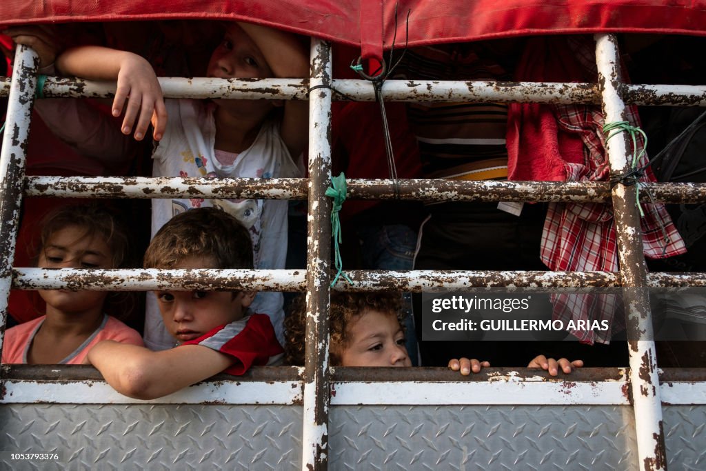 TOPSHOT-MEXICO-HONDURAS-US-MIGRATION