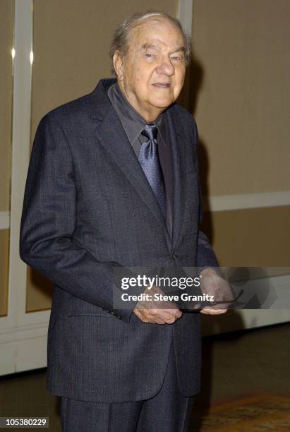 Karl Malden during Karl Malden Receives Monte Cristo Award at Beverly Hills Hotel in Beverly Hills, California, United States.