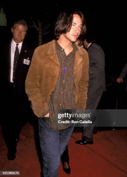 Keanu Reeves during "Point Break" Los Angeles Premiere in Hollywood, California, United States.