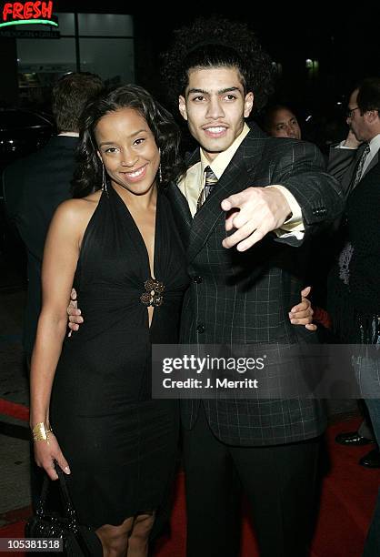 Rick Gonzalez and guest during "Coach Carter" Los Angeles Premiere - Arrivals at Grauman's Chinese Theater in Hollywood, California, United States.