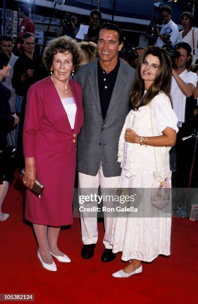 Aurelia Jadrny, Arnold Schwarzenegger and Maria Shriver