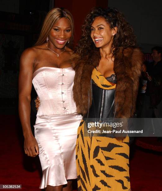 Serena Williams and Shakara Ledard during "After the Sunset" Los Angeles Premiere - Arrivals at Grauman's Chinese Theater in Hollywood, California,...