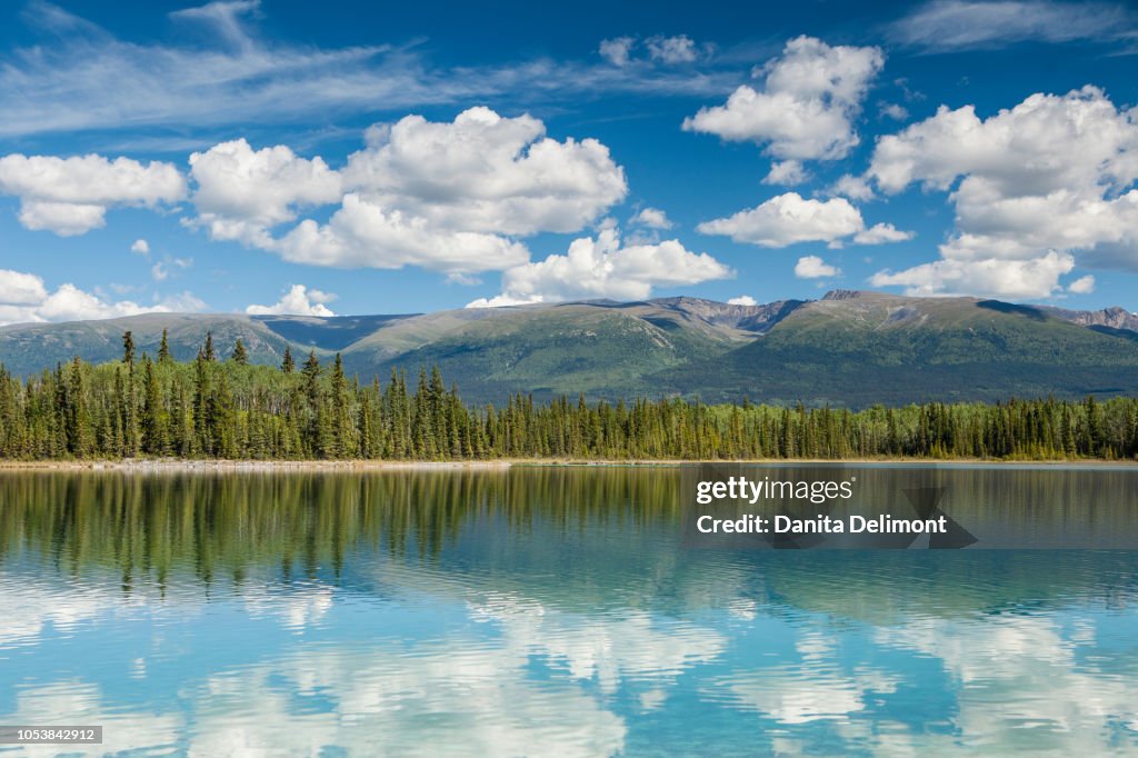 Boya Lake and Cassiar Mountains, Boya Lake Provincial Park, British Columbia, Canada