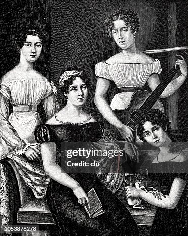 Ulrike von Levetzow, her sisters and mother, 1804-1899 Ulrike von Levetzow, her sisters and mother, 1804-1899
