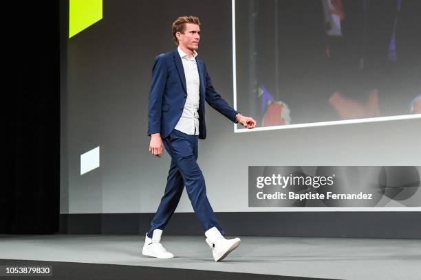 Yoann Offredo during the presentation of the Tour de France 2019 at Palais des Congres on October 25, 2018 in Paris, France.