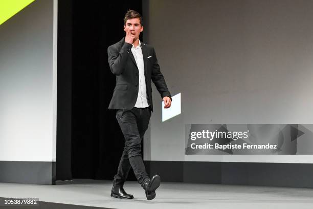 Primoz Roglic during the presentation of the Tour de France 2019 at Palais des Congres on October 25, 2018 in Paris, France.