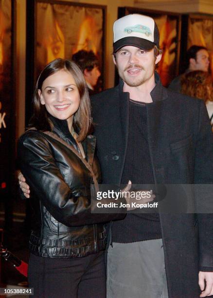 Rachael Leigh Cook and Daniel Gillies during "Hide And Seek" Los Angeles Premiere - Arrivals at 20th Century Fox's Zanuck Theater in Los Angeles,...