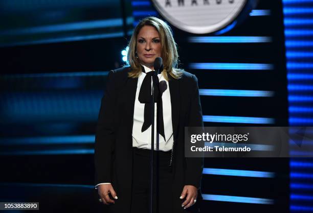 Show" -- Pictured: Ana Maria Polo at the Dolby Theatre in Hollywood, CA on October 25, 2018 --