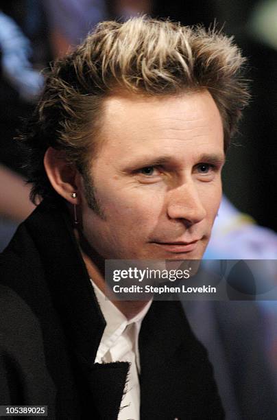 Mike Dirnt of Green Day during Green Day Visits FUSE's "Daily Download" - January 5, 2005 at FUSE Studios in New York City, New York, United States.