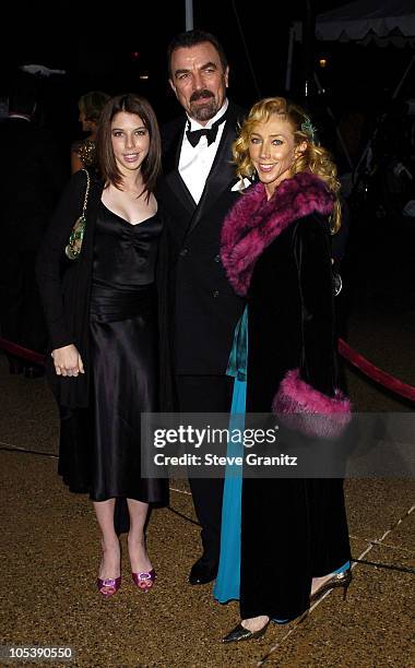 Tom Selleck , daugher Hannah and wife Jillie Mack