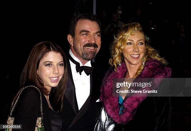 Tom Selleck , daugher Hannah and wife Jillie Mack