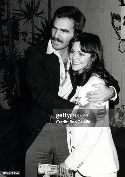 Burt Reynolds and Sally Field during Bert Reynolds Sighting at the Ma Maison Restaurant - January 25, 1978 at Ma Maison Restaurant in Los Angeles,...