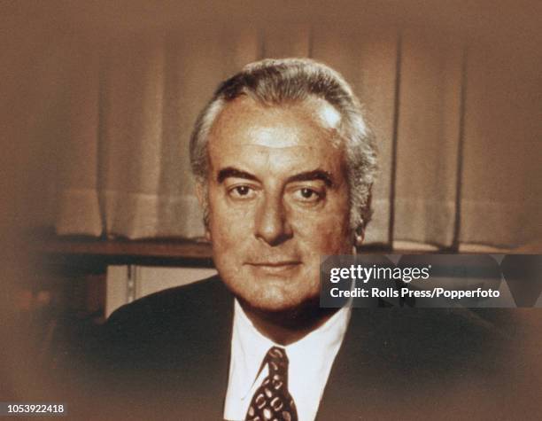 Australian Labor Party politician and Prime Minister of Australia Gough Whitlam pictured circa 1973.