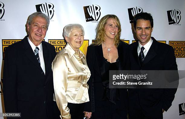 Eric McCormack and wife Janet Holden with parents during 10th Annual Critics' Choice Awards - Arrivals at Wiltern LG Theatre in Los Angeles,...