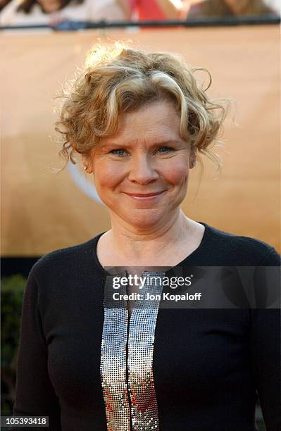 Imelda Staunton during 2005 Screen Actors Guild Awards - Arrivals at The Shrine in Los Angeles, California, United States.