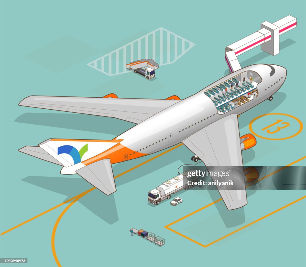 Airplane cutaway