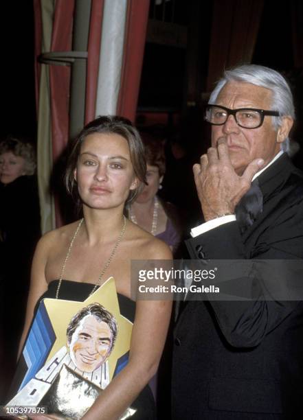 Barbara Harris and Cary Grant during March Of Dime Dinner at Beverly Hilton Hotel at Beverly Hilton Hotel in Beverly Hills, California, United States.