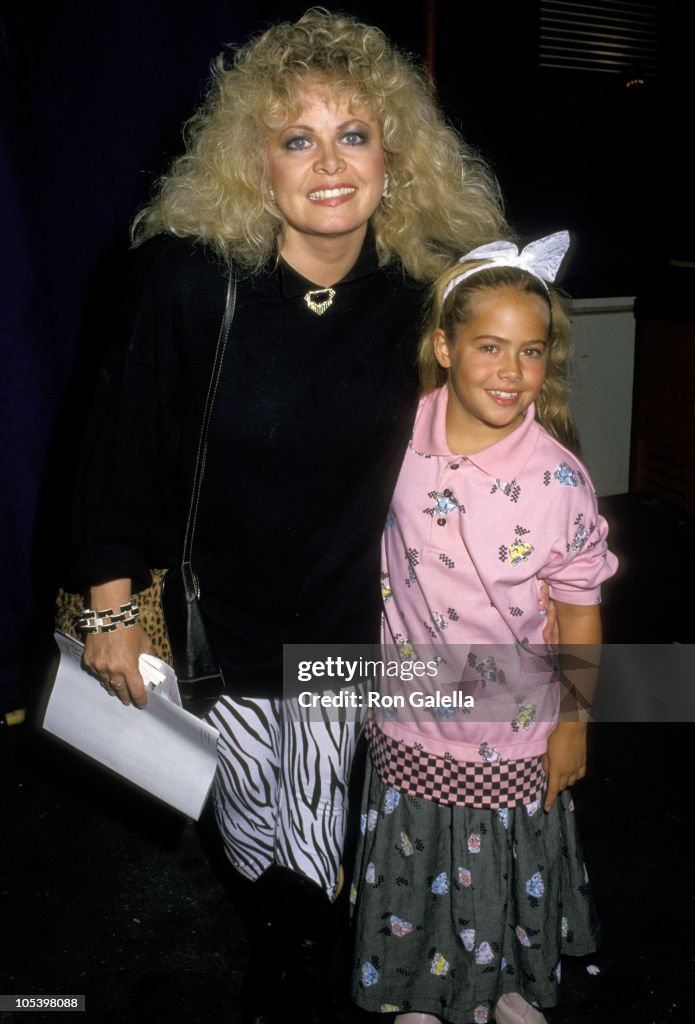 Sally Struthers and Daughter Samantha Rader during Cirque Du Soleil