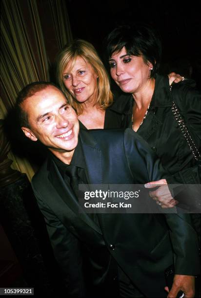 Artistic agent Patrick Goavec, comedian Chantal Ladesou and singer Liane Foly attend the Patrick Goavec Birthday Party at the Berkeley Club on...