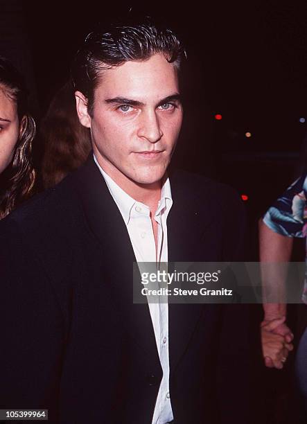 Joaquin Phoenix during "U-Turn" Los Angeles Premiere at Academy Theater in Los Angeles, California, United States.