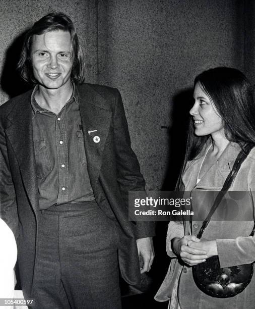 Jon Voight and Marcheline Bertrand during "Stars for McGovern" Benefit Fundraiser at Madison Square Garden in New York City, New York, United States.