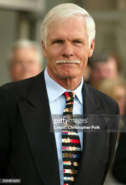 Ted Turner during Ted Turner Receives a Star on The Hollywood Walk of Fame in Hollywood, California, United States.