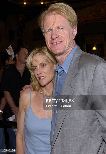 Ed Begley Jr. And wife Rachelle Carson during "Mamma Mia!" Los Angeles Premiere - Red Carpet at Pantages Theatre in Hollywood, California, United...