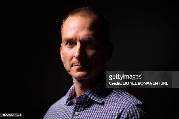 Lawyer and Chief Executive Officer of the United States Anti-Doping Agency Travis Tygart poses during a photo session on October 26, 2018 in Paris. -...