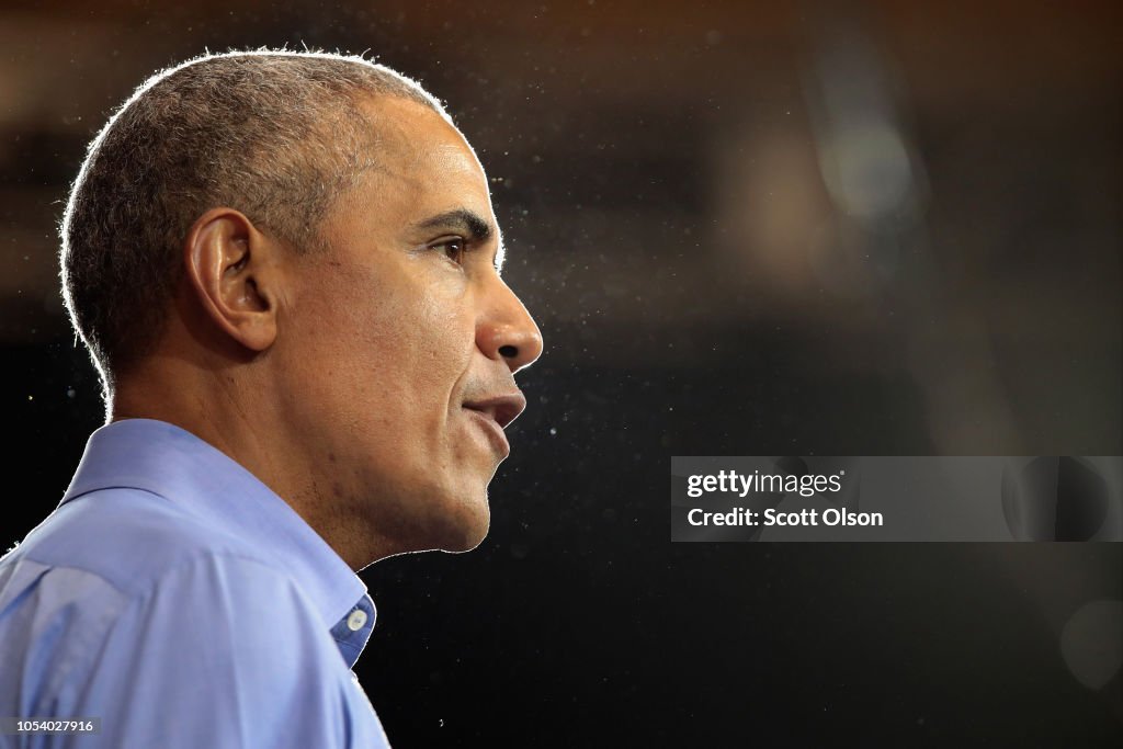 Former President Obama Campaigns With Wisconsin Democratic Candidates