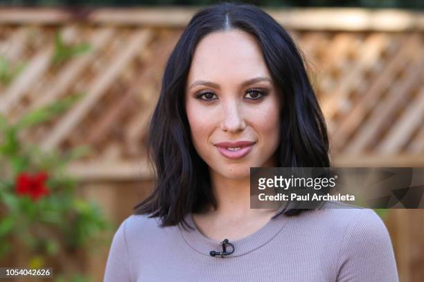 Dancer / TV Personality Cheryl Burke visits Hallmark's "Home & Family" at Universal Studios Hollywood on October 26, 2018 in Universal City,...