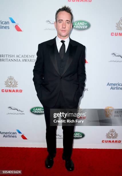 Matthew Macfadyen attends the 2018 British Academy Britannia Awards presented by Jaguar Land Rover and American Airlines at The Beverly Hilton Hotel...
