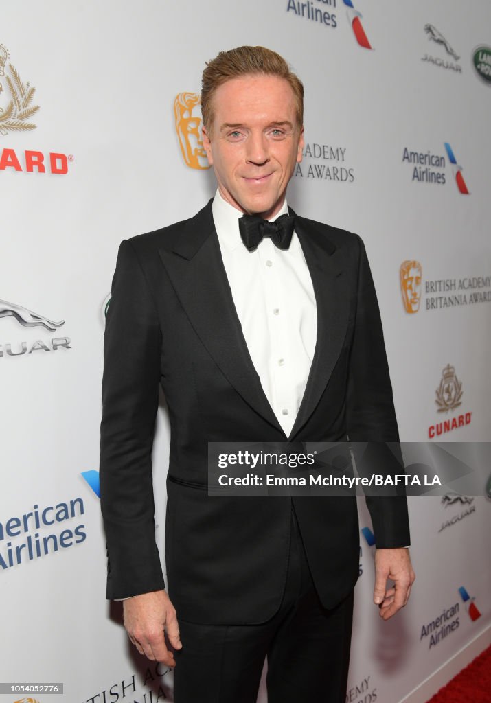 2018 British Academy Britannia Awards presented by Jaguar Land Rover and American Airlines - Red Carpet