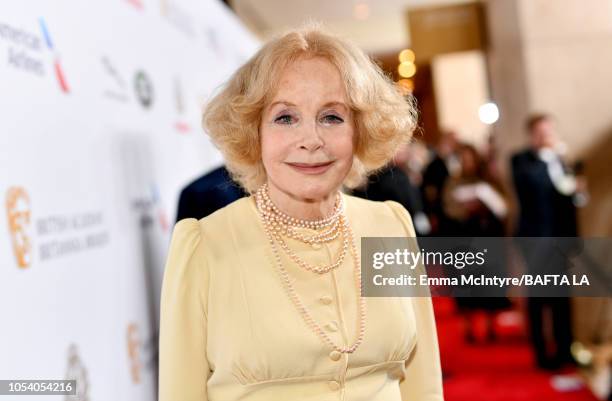 Sarah Miles attends the 2018 British Academy Britannia Awards presented by Jaguar Land Rover and American Airlines at The Beverly Hilton Hotel on...