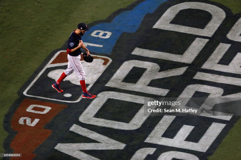 World Series - Boston Red Sox v Los Angeles Dodgers - Game Three