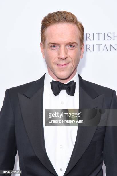 Damian Lewis attends the 2018 British Academy Britannia Awards presented by Jaguar Land Rover and American Airlines at The Beverly Hilton Hotel on...