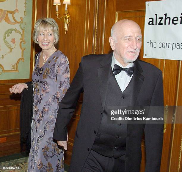 Dominic Chianese and Jane Pittson during "Forget Me Not" Gala Benefiting The Alzheimer's Association NYC Chapter at The Pierre Hotel in New York...