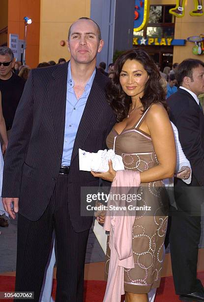 Arnold Vosloo and wife Sylvia Ahi during "Van Helsing" Los Angeles Premiere - Arrivals at Universal Amphitheatre in Universal City, California,...