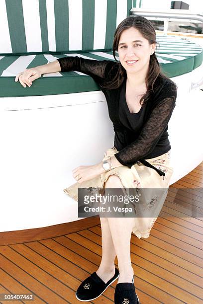 Gina Philips during 2004 Cannes Film Festival - "The Woodsman" - Portraits at The Big Eagle Yacht in Cannes, France.