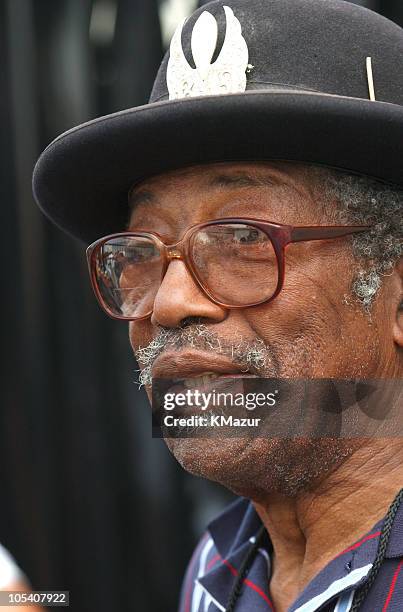 Bo Diddley during Crossroads Guitar Festival - Day Three - Backstage at Cotton Bowl Stadium in Dallas, Texas, United States.