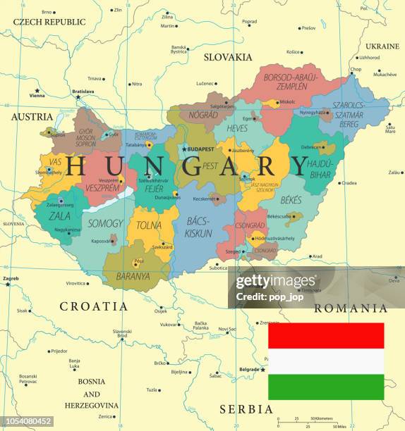 28 - hungary - color2 10 - budapest stock illustrations