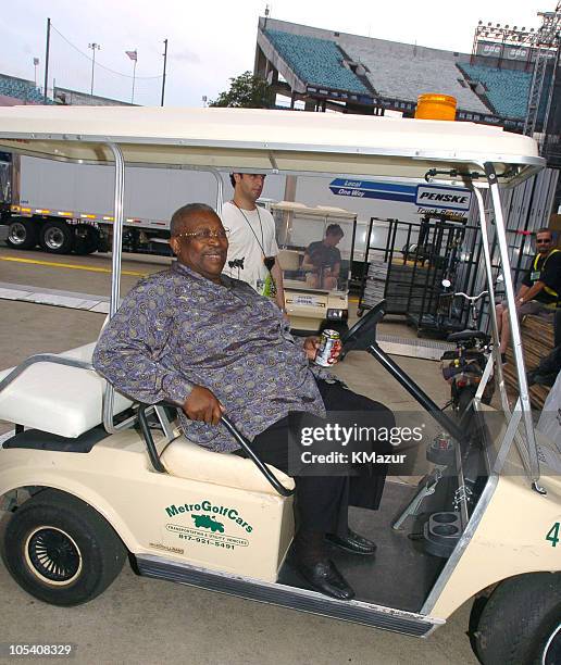 King during Crossroads Guitar Festival - Day Three - Backstage at Cotton Bowl Stadium in Dallas, Texas, United States.