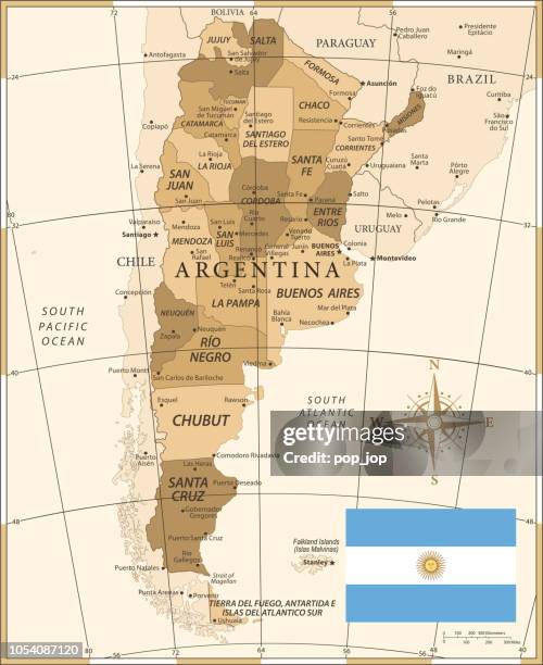 25 -argentina - vintage golden 10 - la plata argentina stock illustrations