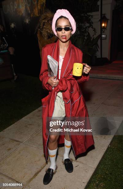 Zoe Kravitz attends the Casamigos Halloween Party on October 26, 2018 in Beverly Hills, California.