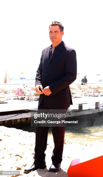 Ben Browder during 2004 Cannes Film Festival - "A Killer Within" - Photocall at Carlton Beach in Cannes, France.