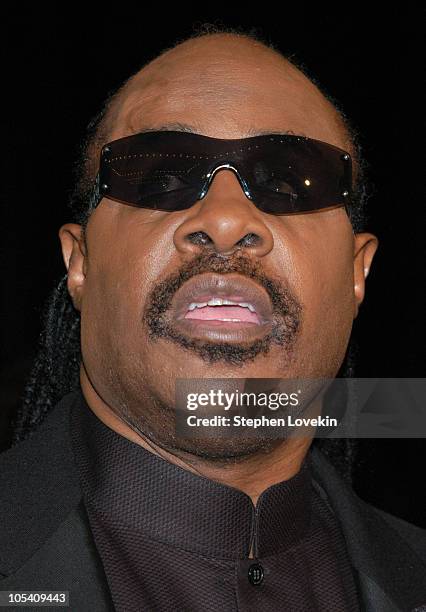 Stevie Wonder during 35th Annnual Songwriters Hall of Fame Awards at The Marriott Marquis in New York City, NY, United States.