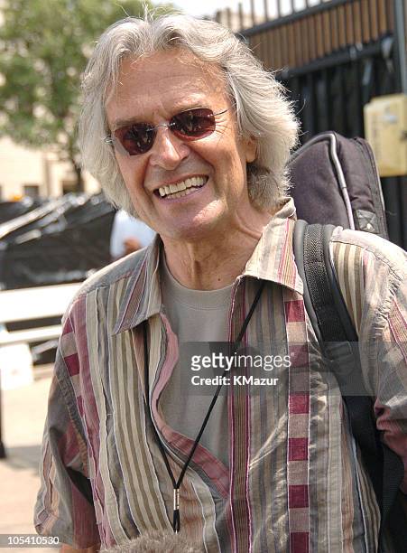 John McLaughlin during Crossroads Guitar Festival - Day Three - Backstage at Cotton Bowl Stadium in Dallas, Texas, United States.