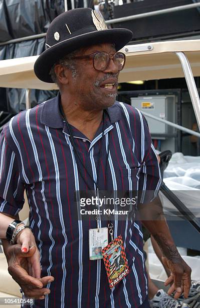 Bo Diddley during Crossroads Guitar Festival - Day Three - Backstage at Cotton Bowl Stadium in Dallas, Texas, United States.
