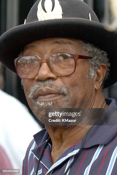 Bo Diddley during Crossroads Guitar Festival - Day Three - Backstage at Cotton Bowl Stadium in Dallas, Texas, United States.