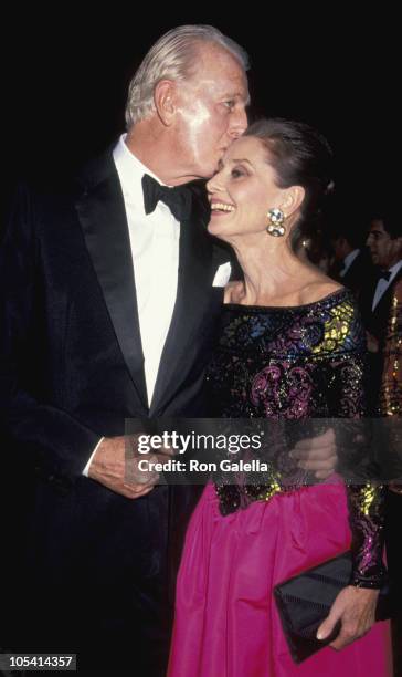 Audrey Hepburn and Givenchy during 8th Annual Night of Stars Fashion Festival at The Waldorf Astoria Hotel in New York City, New York, United States.